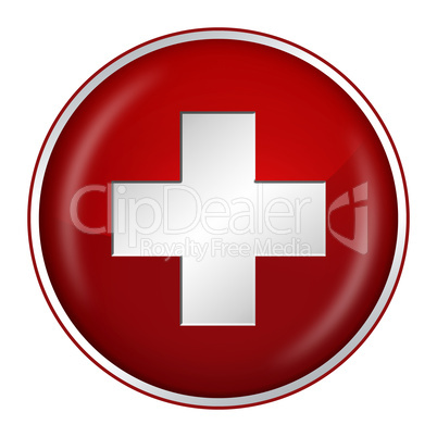 swiss flag button