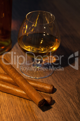 Whisky and cigars