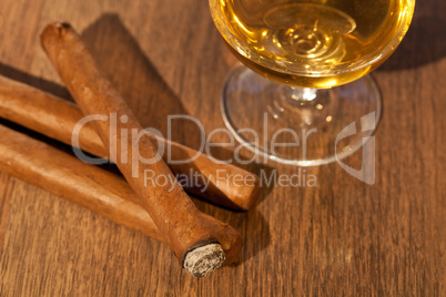 Whisky and cigars