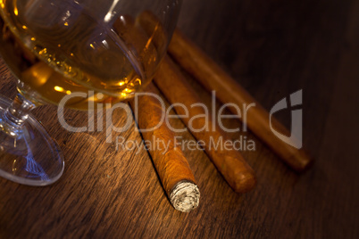 Whisky and cigars