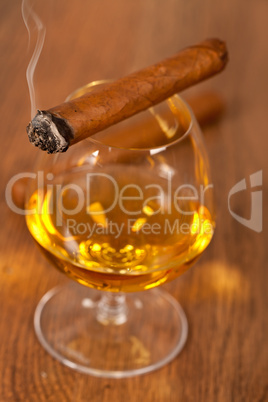 Whisky and cigars