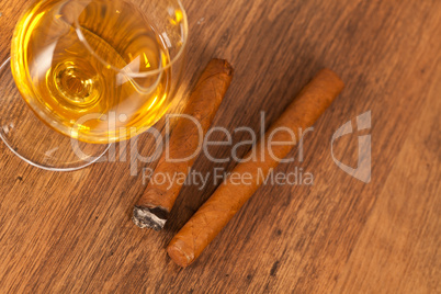 Whisky and cigars