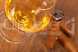 Whisky and cigars