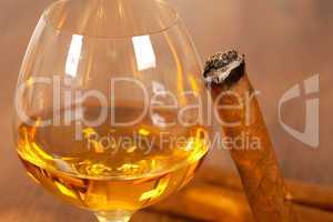 Whisky and cigars