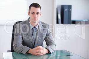 Businessman in a meeting