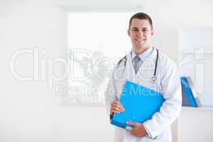 Doctor with folder