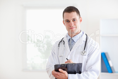 Doctor taking notes