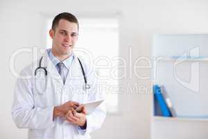 Doctor with his notepad