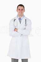 Doctor with folded arms