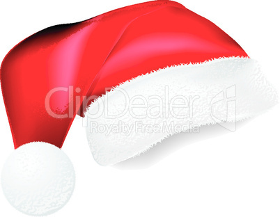 Red Santa Claus hat