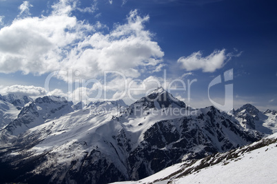 Caucasus Mountains. Dombay.