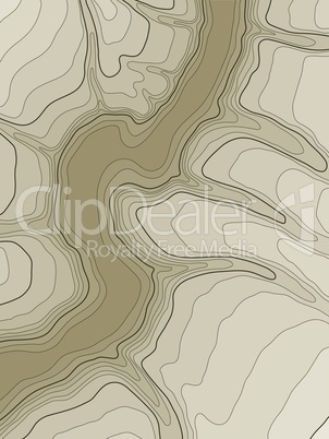 abstract topographic map