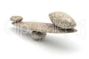 Harmony and Balance: Pebble stability scales