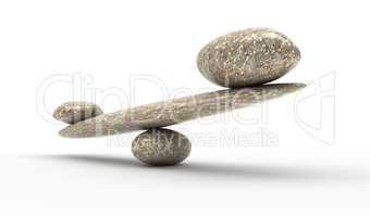 Weighty argument: Pebble stability scales with stones