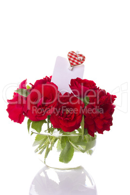 Bouquet of red roses