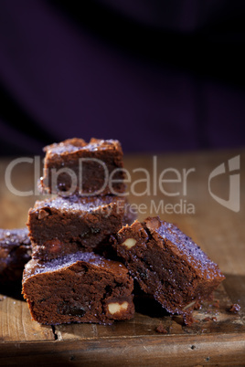 Lavender chocolate brownies