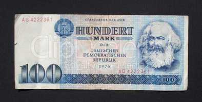 DDR banknote
