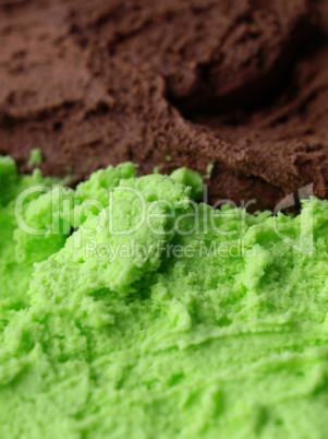 Mint chocolate ice cream