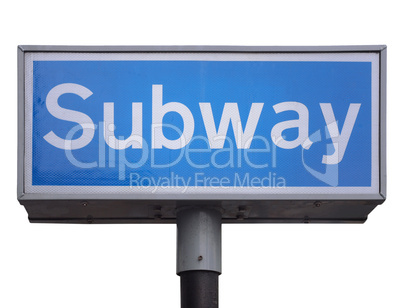 Subway sign