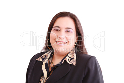 Portrait of a cute young business woman smiling