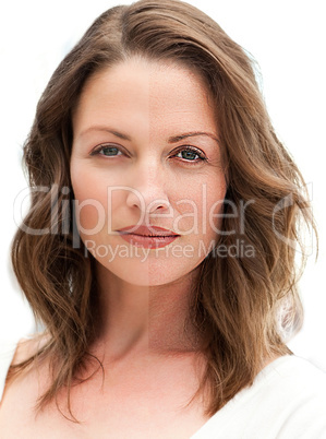 Portrait of a charismatic woman at a meeting