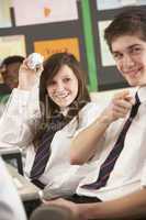 Teenage Students Misbehaving In Classroom