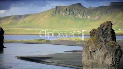 Lone Figure Enjoying Arctic Countryside Landscape