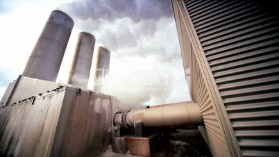 Power Plant Producing Geothermal Energy