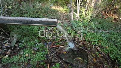 Mountain spring water from pipe P HD 0318