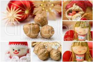 Dekorative Weihnachscollage - Set of Christmas Images