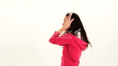 Dance on a white background