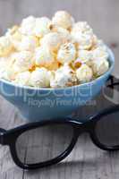 Popcorn und 3D Brille / popcorn and 3D glasses