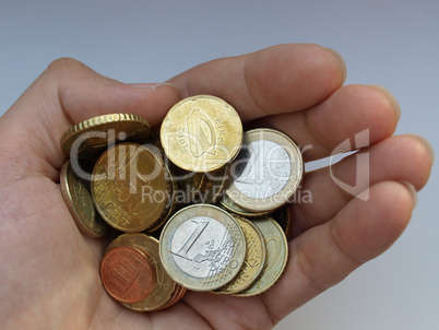 Euro coins