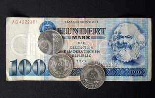 DDR banknote