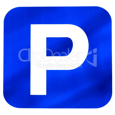 Parking sign