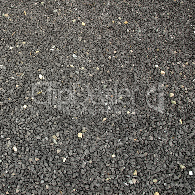 Black gravel