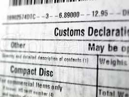 Customs declaration