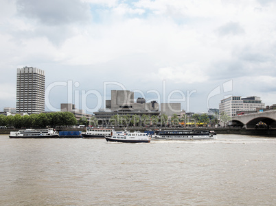 River Thames South Bank, London