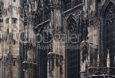 Gothic cathedral church, Vienna, Austria