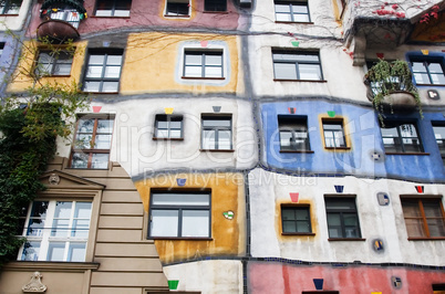 The Hundertwasserhaus is an apartment house