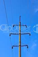 High voltage transmission pillar
