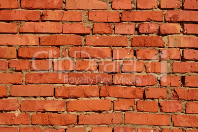 Fragment of brick walls
