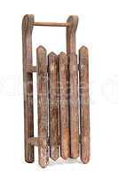old wooden sledge