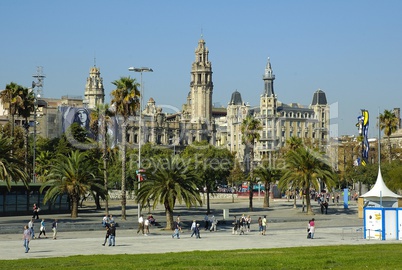 Barcelona olimpic port area