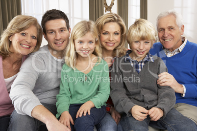 Portrait einer Familie