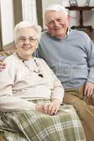 Portrait Of Happy Senior Couple At Home