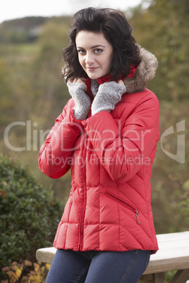 Portrait of young woman