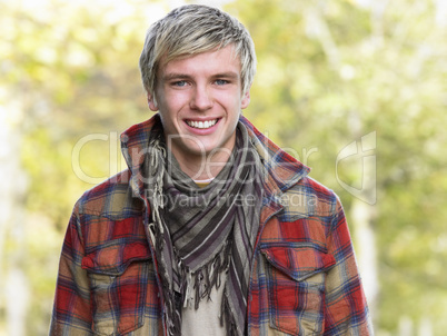 Portrait of young man