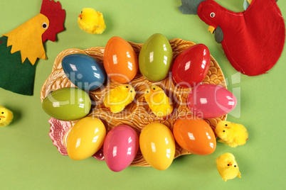 Easter eggs and decoration