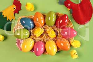 Easter eggs and decoration